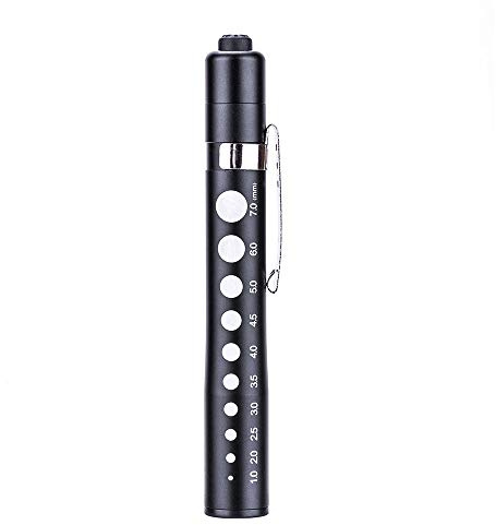 Diagnostikleuchte Pupillenleuchte Medizinische Penlight (1/2-STÜCK), Wiederverwendbare Diagnostische LED Stiftlampe Taschenlampe Lichtgriffel mit Taschenclip für Krankenschwestern Ärzte