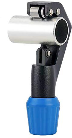 Farbetter Bicycle Tube Cutter, Mountain Bike Front Tube Cutting Tool, Bike Front Head Fork Handlebar Tube, Seat Post Cutter, 6-42mm/ 4-30mm Open Caliber with a Spare Blade (Black)