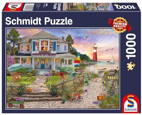 Schmidt Spiele Das Strandhaus, 1.000 Teile Puzzle