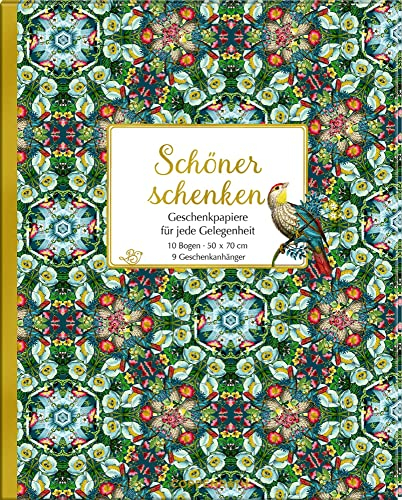 Geschenkpapier-Buch: Schöner schenken - Zauberhafte Geschenkpapiere - Kaleidoskop