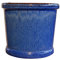 TucanoHamburg Blumentopf, Modell Zylinder blau 38x30cm, frostfest