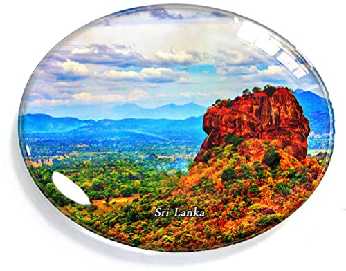 Sri Lanka Magnet für Kühlschrank, Kühlschrank, Gefrierschrank, Magnet, Souvenir, Dekorationen, oval, Kristallmagnet, Küche, Whiteboard