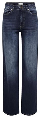 ONLY Female Jeans mit weitem Bein ONLMADISON Hohe Taille Weiter Beinschnitt Jeans