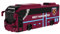 FOCO Officially Licensed West Ham United FC Football BRXLZ Bricks 3D Coach Toy Model - Premier League Construction Toy - 1347 Pieces - Ages 12+ - Sports Merchandise