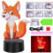 Zoyomax Diamond Painting Nachtlicht, Geschenke Für Mädchen 5 6 7 8 9 10 Jahre, 3D Kreative Diamond Painting Lampe Fuchs, Weihnachten Spielzeug Geschenk Für Kinder Ab 6-12 Jahre