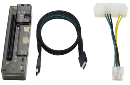 Limtula GDC-Base GPU Velocidad PCIe Mini PC Portátil A Adaptador Tarjeta Gráfica Externa Base Expansión para Portátil M.2 M