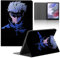 Tablet Coque pour Apple iPad (2020)/8th Gen/7/9th Gen 10.2'', Animés Gojo Satoru Motifs avec Fonction Support PU Cuir Flip Housse Étui Support Coque de Tablette Cover,09