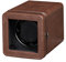DRAIGERWAY Automatische Uhrenbeweger Box,Single Uhrenbeweger Watch Winder mit Leisem Mabuchi Motor (Braun-150F)