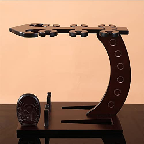 AJYBYUKJ Wooden wine glass rack red wine rack European style solid wood wine glass rack upside down wine cabinet (Color : A, Size Warm as ever Beauty Comes