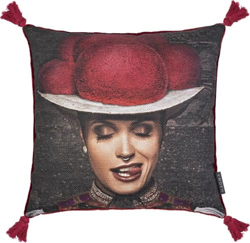 Artwood Schwarzwalder Mädel Bollenhut Kissenhülle 45x45 cm Digitaldruck Jacquard
