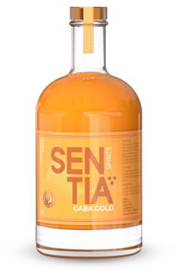 Sentia Spirits Gaba Gold, Botanical Alcohol-Free Drink, Award Winning, Vegan, Gluten Free & GM Free, Zero Proof, Citrus Taste, Up to 20 Drinks, (500ml), Mix with Lemonade or your favourite mixer