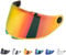 Motorcycle Helmet Visor Sheild for MT 28B/Thunder 4,Motorcycle Wind Shield Helmet Lens for Airflow,Full Face Motorcycle Helmet Visor Replacement (Red)