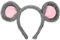 Maus Ohren Haarreif, Maus Kostüm Kinder Erwachsene Stirnbänder Plüsch Mäuseohren Haarreifen, Ratten Kostüm Accessoires, Mouse Kostüm Damen Zubehör Tier Haarbänder für Fasching Karneval Party Cosplay