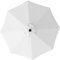 Outsunny 3 m Replacement Parasol Canopy with Top Vent, UPF 50+ Garden Parasol Replacement Canopy, 8 Rib Parasol Cover Replacement Fits Various Frames, Cream