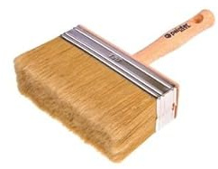 Flächenstreicher 110 x 30 mm Flächenpinsel Deckenbürste Deckenstreicher Tapetenbürste Naturhaar Holzstiel Grundierpinsel Quast Pinsel