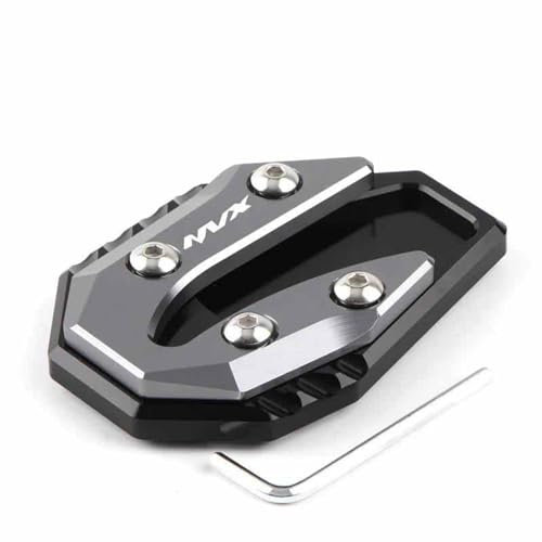 WOODEY Seitenständer Vergrößern Ständer Für Y&amaha NVX155 AEROX155 NVX AEROX 2015 2016 2017 2018 Motorradzubehör Seitenständer Fußvergrößerer