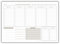 Minimalistischer Wochenplaner Block | mit Gewohnheitstracker und Wochenzielen | 50 Blatt | 120g/m² Premium-Papier | DIN A5 | in Deutschland hergestellt | JEDER PLANER SPENDET 0,50€