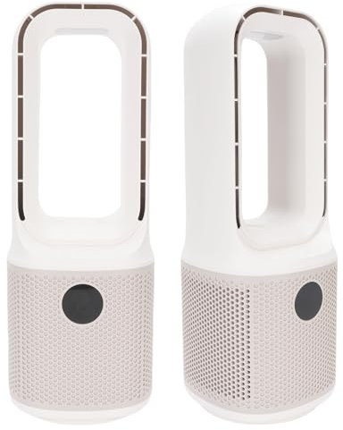 Ausla Ventilateur de Bureau sans Pales avec Humidificateur, 9 Vitesses Silencieuses Oscillantes Brumisateur Petit Ventilateur Turbo Rafraîchissant avec Veilleuse Minuteur, Batterie