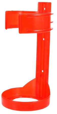 CLISPEED Supporto Estintore Auto in Plastica Montaggio Parete Resistente e Facile da Installare per Camper e Veicoli con Gancio Portatile