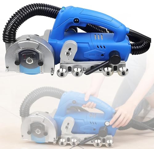HajMyrdonyx Limpiador Juntas Azulejos 9000 RPM, Herramienta Eléctrica para Quitar Juntas Azulejos con Soplador Agua Automático, Herramienta para Rejuntar Suelos 1200 W con Hoja Diamante