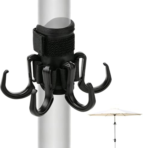 EVBOTGEE Ganci per appendere ombrelloni da spiaggia, ganci per ombrellone da spiaggia, ganci per ombrellone da spiaggia, viaggi, campeggio, accessori da spiaggia