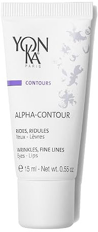 Alpha-Contour Yonka Augen- und Lippencreme 15ml - Regenerierendes Anti-Falten-Gel - Glättet Falten und Fältchen sichtbar - Dermatologisch getestet, 96% natürliche Inhaltsstoffe!