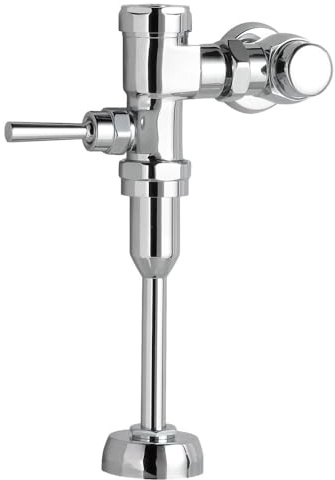 American Standard 6045101.002 Amerikanischer Standard Exposed Manuell Top Spud Urinal 1,0 GPF Spülventil, Chrom, Full