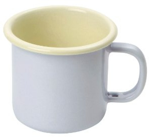 Vintage Home Enamelware 150 ml Espresso Mug, Dove