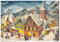 Richard Sellmer Verlag Adventskalender verschneites Dorf