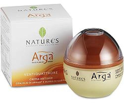 Nature's Argà 24 Hours Antiaging Cream, mit Arganöl & Hyaluron, 50ml