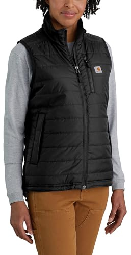 Carhartt Men's Big & Tall Gilliam Vest, Black, Large/Tall