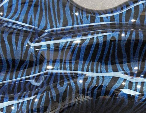 Wassertransferdruck Folie I 1 Meter Film x 50 cm Breite I WTD Folie I Wassertransferdruck Folie I Zebra Design Perlmutt I CD-39-1