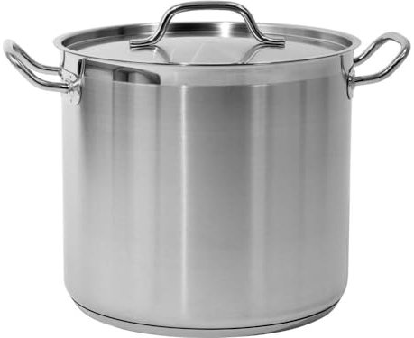 Yato yg-00004 – Deep Stockpot W/Lid SS 28 x 25 cm 15,4L