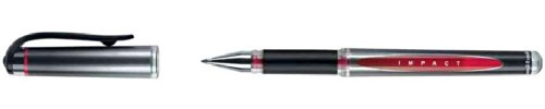 Uni-Ball Tintenroller, Gel, Impact Broad UM-153S, 1,0 mm, Rot, 12 Stück