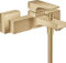 hansgrohe Wannenarmatur Metropol, Aufputz Einhebel-Wannenmischer, Brushed Bronze