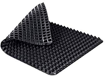 Backmatte, antihaftbeschichtetes Silikon, Pyramidenform, Backblech, Backblech, hitzebeständig für Grillen Schwarz