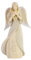 Enesco Foundations Collection Engelsfigur Heart Hold You in Heaven, Kunstharz, handbemalt, Sammlerstück, dekorative Engel-Figuren, Heimdekoration, Gedenkstatue, 20,3 cm