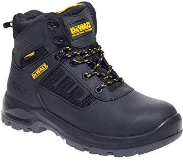 Dewalt Douglas Mens Safety Boots, Waterproof, Steel Toe Cap, Heat Resistant, Safety Boot Black UK10 (EU44)