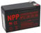WSB Battery NPP Blei-Akku 12V 7,2Ah 4,8mm Faston Lead-Acid AGM Akku kompatibel 7Ah, 7,5Ah, 8Ah, 9Ah USV Solar Modellbau