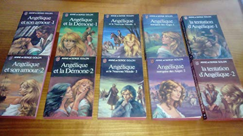 Angélique - Lot de 10 livres - Angélique et son amour 1 & 2 - Angélique et le nouveau monde 1 & 2 - Angélique et la démone 1 & 2 - Angélique marquise des anges 1 & 2 - La tentation d'Angélique 1 & 2 -