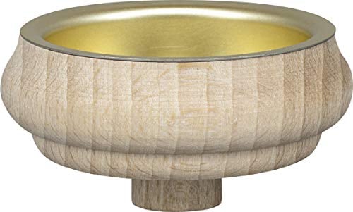 Pyramidenadapter 2er Set original Erzgebirge - Teelichtadapter Ø 5 cm - Natur - geeignet für 1,3 cm Tülleneinsätze Pyramidenkerzen - Pyramidenzubehör