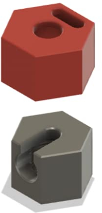 Schichtwert Überwurf Mutter für SodaStream Crystal incl. Schutz