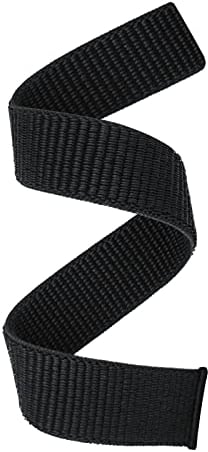 YOOSIDE 26mm Loop Nylon Armband für Garmin Fenix 8 51mm / epix Pro 51mm / Fenix 7X / 6X, Ultraleichtes Schnell Trocknen Schleife Waschbar Uhrenarmband für Enduro/Instinct 3 50mm /2X (Schwarz)