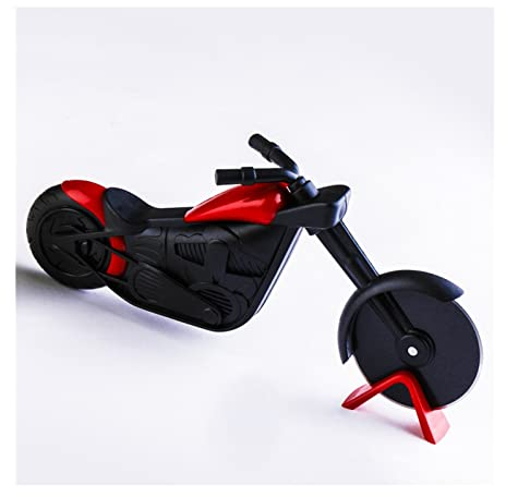 QINGGANGLING999 roulettes à Pizza Moto Pizza Pizza Cutter Pizza Rouleau à vélo Vélo Pizza Couteaux Cuisine Outils Couper Acier Inoxydable Pizza Cutters Couteau à Pizza