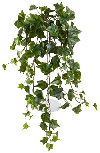 Botanic-Haus künstlicher Efeu Hängebusch, Kunstpflanze Englisch Efeu ca. 65 cm lang, Farbe: grün