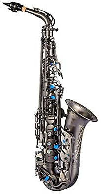 PECY Saxophon E Flaches Altsaxophon/Windinstrument Matte Matt Schwarz