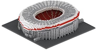 FOCO Offizielles Lizenzprodukt Atletico Madrid Cívitas Metropolitano BRXLZ-Steine 3D-Fußballstadion BAU-Set