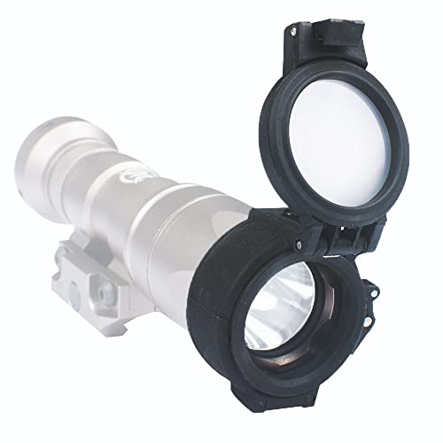QIRUIMY Tactical M300 M600 Flashlight Protective Cover Light Torch Diffuser 25.4mm Filter