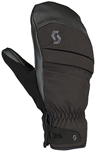 Scott M Ultimate Hybrid Mitten Schwarz - Warme wasserdichte Herren Wintersport Fäustlinge, Größe M - Farbe Black