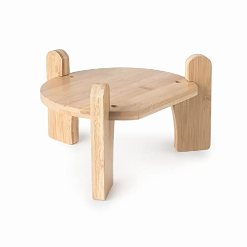 Lacor - 61956 - Soporte Jarra Agua, Soporte Dispensador Bebidas, Soporte para la Jarra con ref. 61951, Fácil Limpieza, 100% Bambú, Resistente y Duradero, 21 x 14.5cm